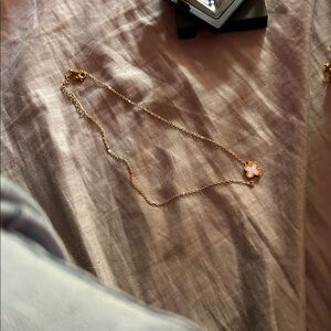 Elegant Gold Clover Pendant Necklace